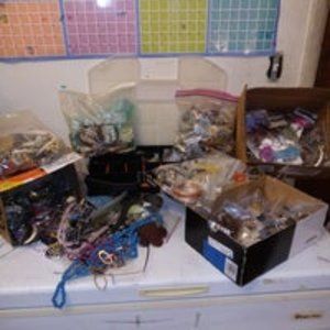 About 30 lbs of usable wearable jewlery
